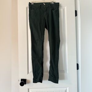 rag & bone Women's Dark Green Skinny Jeans